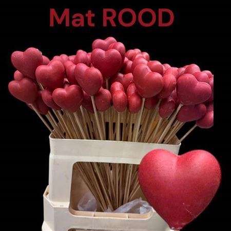 Hartje Op Stok Mat Red