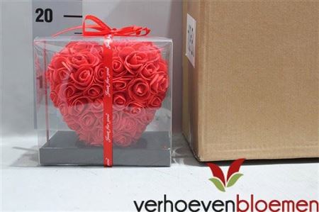 Deco Roze Hart Rood